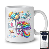 Unicorn Astronaut; Happy 1st Birthday Magical Unicorn 1 Year Old; Girls Family Group T-Shirt