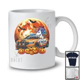 Unicorn Driving Police Car; Adorable Halloween Costume Moon Unicorn Driver; Family Group T-Shirt