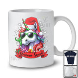 Unicorn Squad; Fantastic Christmas Santa Unicorn Sunglasses; Unicorn Lover Cousin Family Group T-Shirt