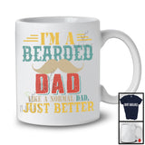 Définition de papa barbu vintage meilleure, barbe géniale pour la fête des pères, t-shirt de famille papa assorti