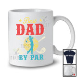 Vintage Best Dad By Par, Wonderful Father's Day Golf Player Lover, Matching Family Group T-Shirt