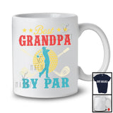 Vintage Best Grandpa By Par, Wonderful Father's Day Golf Player Lover, Matching Family Group T-Shirt