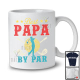 Vintage Best Papa By Par, Wonderful Father's Day Golf Player Lover, Matching Family Group T-Shirt