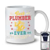 Vintage Best Plumber Ever They Bought Me This Shirt, Awesome Father's Day Proud Careers T-Shirt