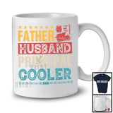 Vintage Father Husband Principal Legend Cooler, Awesome Father's Day Careers Proud, Family T-Shirt