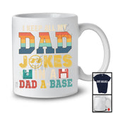 Vintage I Keep All Dad Jokes In A Dad-A-Base, Proud Father's Day Family Coder Programmer T-Shirt