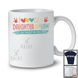 Vintage I Love My Daughter-In-Law She Bought Me This Shirt, Amazing Father's Day Hearts, Family T-Shirt