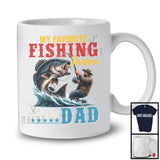 Vintage My Favorite Fishing Partner Calls Me Dad, Amazing Father's Day Fishing Lover, Family T-Shirt