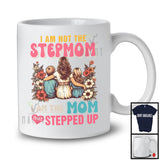 Vintage Not The Stepmom I Am The Mom That Stepped Up, Proud Mother's Day Flowers, Family T-Shirt