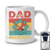 Vintage Retro Dad Daddy Life, Amazing Father's Day Engineer Group, Matching Family Team T-Shirt