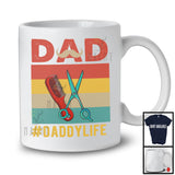 Vintage Retro Dad Daddy Life, Amazing Father's Day Hair Stylist Group, Matching Family Team T-Shirt