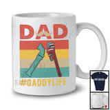 Vintage Retro Dad Daddy Life, Amazing Father's Day Plumber Group, Matching Family Team T-Shirt