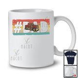 Vintage Retro Dad, Awesome Father's Day Matching Trucker Lover, Daddy Family Group T-Shirt