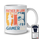Vintage Retro Father in law By Day Gamer By Night, Awesome Father's Day Gaming, Gamer Family T-Shirt