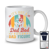 Vintage Retro It's Not A Dad Bod It's A Dad Figure, Humorous Father's Day Daddy, Family Group T-Shirt
