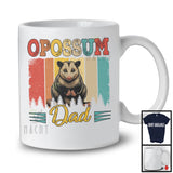 Vintage Retro Opossum Dad, Lovely Father's Day Opossum Lover, Matching Family Group T-Shirt