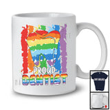 Vintage Retro Proud Dentist, Awesome LGBTQ Pride Rainbow Gay Flag, Matching LGBT Group T-Shirt