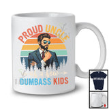 Vintage Retro Proud Uncle Of A Few Dumbass Kids, Humorous Father's Day Strong, Men Family T-Shirt