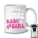 Vintage Soon To Be A Grandpa Of A Beautiful Girl, Lovely Father's Day Pregnancy Expecting, Family T-Shirt