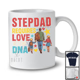 Vintage Stepdad Requires Love Not DNA, Amazing Father's Day Stepdad Proud, Family T-Shirt