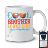 Vintage This Is What A Cool Brother Looks Like, Humorous Father's Day Vintage Sunglasses, Family T-Shirt