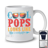 Vintage This Is What A Cool Pops Looks Like, Humorous Father's Day Vintage Sunglasses, Family T-Shirt