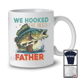 Vintage We Hooked The Best Father, Awesome Father's Day Fisher Fishing Lover, Family Group T-Shirt