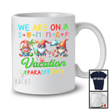 We Are On A Summer Vacation, Colorful Beach Matching Paraprofessional Group, Gnomes Lover T-Shirt