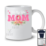 We Love You Mom, Awesome Mother's Day Flowers Hearts, Matching Lunch Lady Family Group T-Shirt