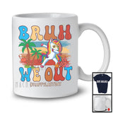 We Out, Adorable Last Day Of School Summer Vacation Dabbing Unicorn, Student Teacher T-Shirt