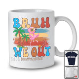 We Out, Adorable Last Day Of School Summer Vacation Flamingo, Matching Student Teacher T-Shirt