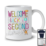Welcome Back To Second Grade, Colorful Back To School Last Day, Dabbing Pencil Students T-Shirt