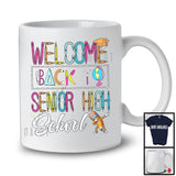 Welcome Back To Senior High School, Colorful Back To School Last Day, Dabbing Pencil Students T-Shirt