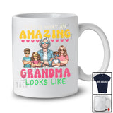 What An Amazing Grandma Look Likes, Happy Mother's Day 2 Grandson 2 Granddaughter, Family T-Shirt
