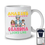 What An Amazing Grandma Look Likes, Happy Mother's Day Grandson Granddaughter, Family T-Shirt