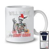 Will X-Ray For Candy Canes; Humorous Christmas Lights Santa Skeleton; Radiology Family T-Shirt