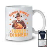 Winner Turkey Dinner; Wonderful Thanksgiving Trump Back President; Family Vintage Retro T-Shirt