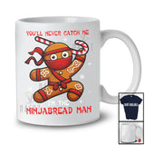 You'll Never Catch Me Ninjabread Man; Amusing Christmas Cookie Gingerbread Ninja; Baker Baking T-Shirt