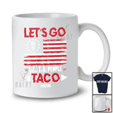Personalized Custom Name Let's Go We The People Taco; Amazing 4th of July Taco US Flag; Patriotic T-Shirt