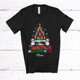 MacnyStore - Personalized Custom Name Christmas Answer The Calls; Humorous EMT CNA Nurse Medical Trees T-Shirt