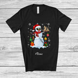 MacnyStore - Personalized Custom Name Chess Snowman Santa Snow; Amazing Christmas Sport Player Team T-Shirt