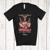MacnyStore - Personalized Custom Name This Is My Christmas Pajama Shirt; Lovely Candy Canes Basketball Player T-Shirt