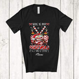 MacnyStore - Personalized Custom Name This Is My Christmas Pajama Shirt; Lovely Candy Canes Baseball Player T-Shirt