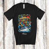MacnyStore - Personalized Custom Name Family Cruise 2026; Adorable Summer Vacation Cruise Ship Groovy T-Shirt
