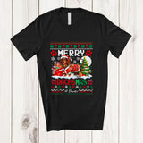 MacnyStore - Personalized Custom Name Merry Dachsmas; Lovely Christmas Tree Sweater Dachshund Owner T-Shirt