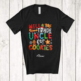 MacnyStore - Personalized Custom Name Will Trade Uncle For Cookies; Amusing Christmas Family Baker T-Shirt