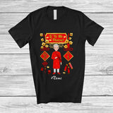 MacnyStore - Personalized Custom Name Li Xi Me Please; Joyful Lunar New Year Old Men Vietnamese Ao Dai Traditional T-Shirt
