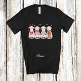 MacnyStore - Personalized Custom Name Valentine Sheep Collection; Lovely Sheep Hearts Flowers Farmer T-Shirt