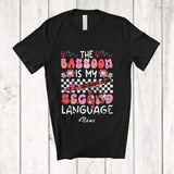 MacnyStore - Personalized Custom Name Bassoon Is My Second Language; Amusing Player Musical Instruments T-Shirt