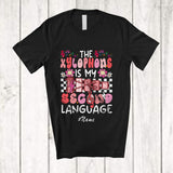 MacnyStore - Personalized Custom Name Xylophone Is My Second Language; Amusing Player Musical Instruments T-Shirt